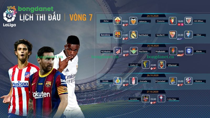 Lịch thi đấu La Liga được công bố chính thức trước mỗi mùa giải